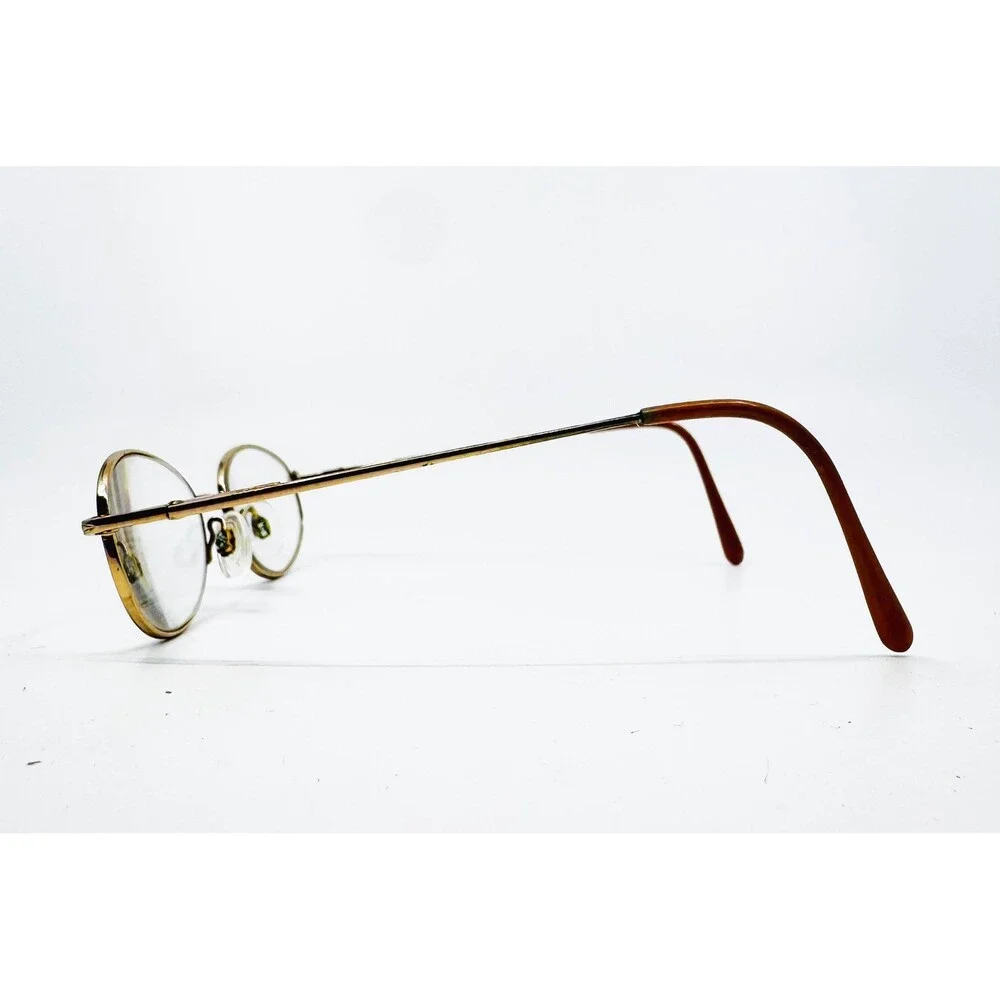 Unbranded Eyeglasses Frames Womens Gold Pink Frost OM 105 Oval 49-18-135